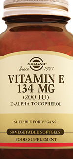 Solgar Vitamin E 134 MG 50 Softjel